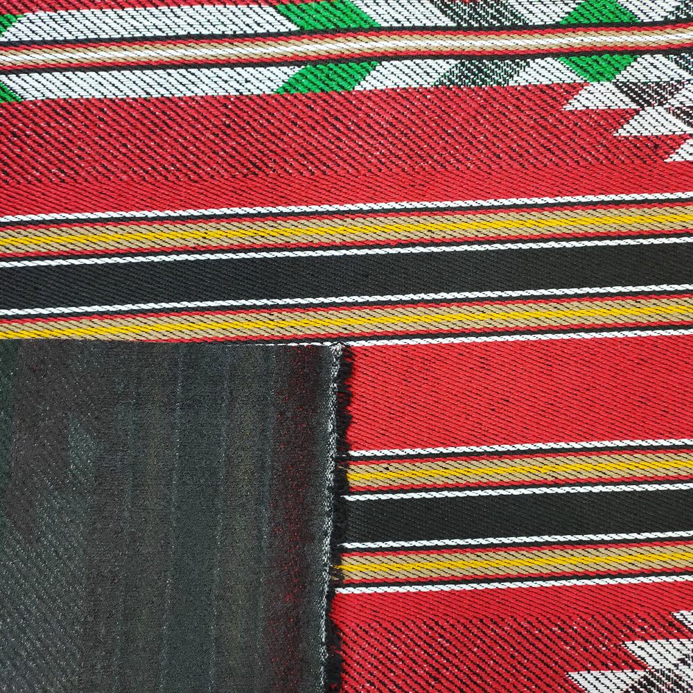Arabialainen sadu -polyesteripuuvillalanka värjätty jacquard -kangas sohvalle ja laukkulle