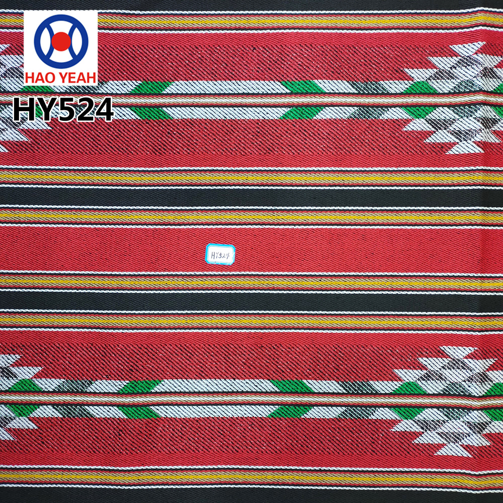 Arabialainen sadu -polyesteripuuvillalanka värjätty jacquard -kangas sohvalle ja laukkulle