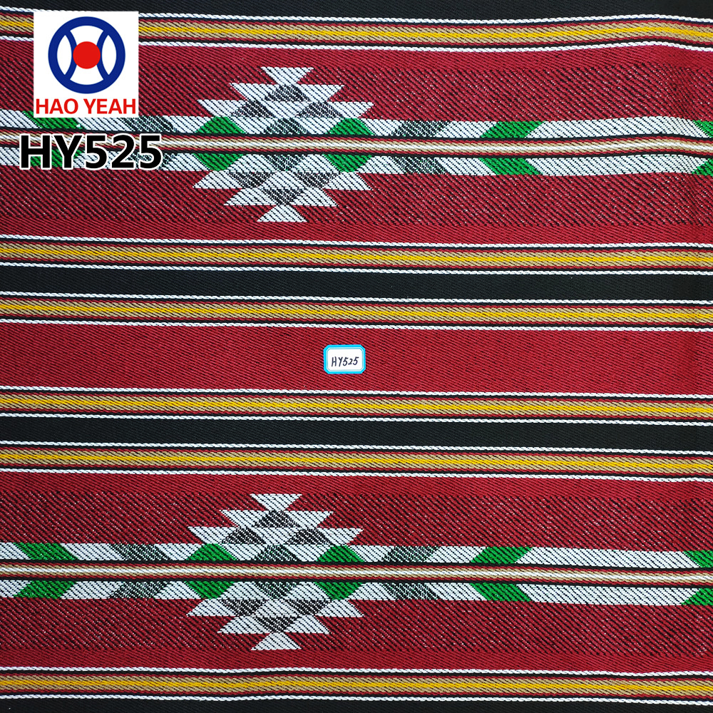 Arabialainen sadu -polyesteripuuvillalanka värjätty jacquard -kangas sohvalle ja laukkulle